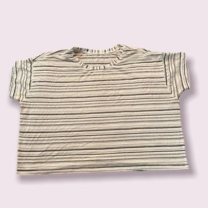 Lululemon Cate's Tee B&W Striped Size 8